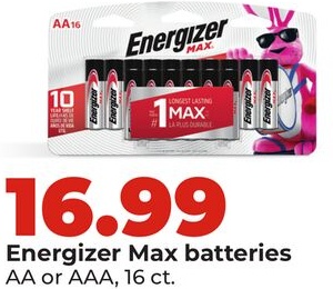 Energizer Max batteries
