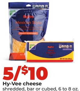 Hy-Vee cheese