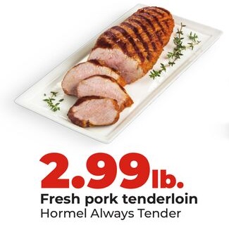Fresh pork tenderloin
