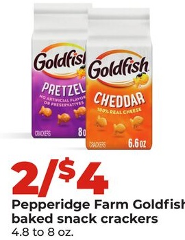 Pepperidge Farm Goldfish baked snack crackers