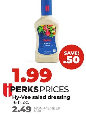 Hy-Vee salad dressing