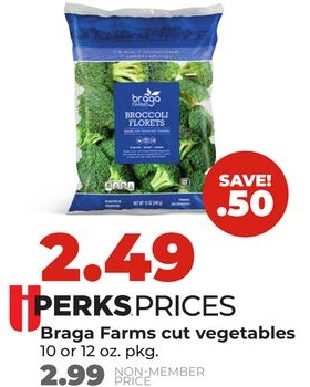 Braga Farms cut vegetables