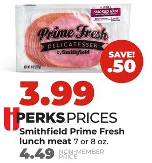 Smithfield Prime Fresh lunch meat