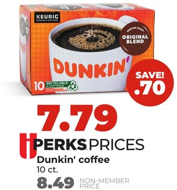 Dunkin' coffee