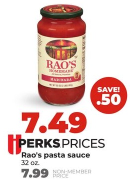 Rao's pasta sauce