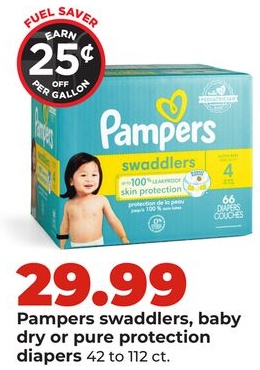 Pampers swaddlers, baby dry or pure protection diapers