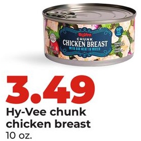 Hy-Vee chunk chicken breast