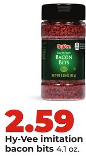 Hy-Vee imitation bacon bits