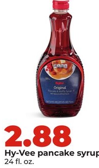 Hy-Vee pancake syrup