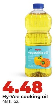 Hy-Vee cooking oil
