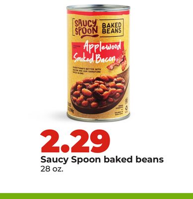 Saucy Spoon baked beans