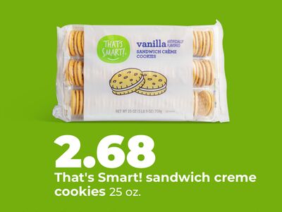 That's Smart! sandwich creme cookies