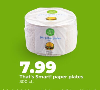 That's Smart! paper plates