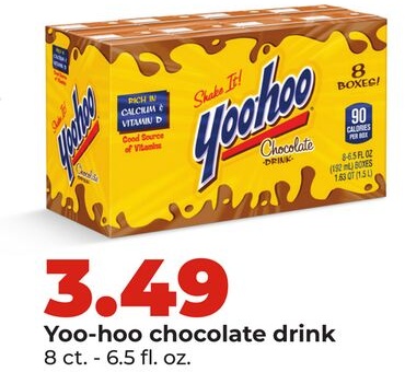 Yoo-hoo chocolate drink