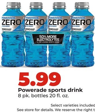 Powerade sports drink