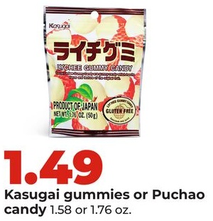 Kasugai gummies or Puchao candy