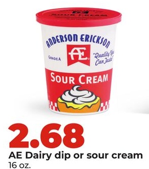 AE Dairy dip or sour cream