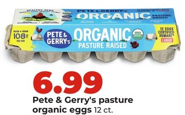 Pete & Gerry's pasture organic eggs