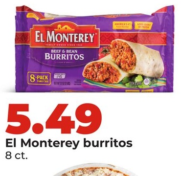 El Monterey burritos