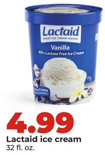 Lactaid ice cream