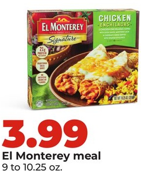 El Monterey meal