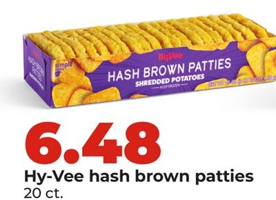 Hy-Vee hash brown patties