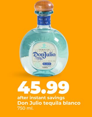 Don Julio tequila blanco