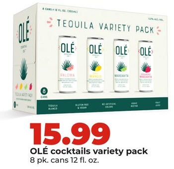 OLÉ cocktails variety pack