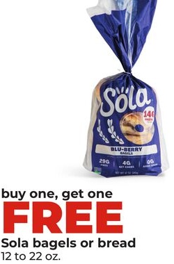 Sola bagels or bread