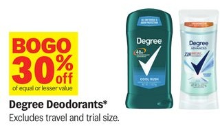 Degree Deodorants*