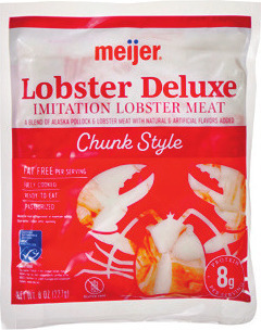 Meijer Deluxe Imitation Crab or Lobster Meat