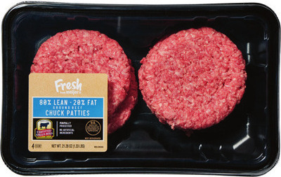 Fresh from Meijer Certified Angus Beef Ground Chuck Patties 21.28 oz. or True Goodness Grass Fed Ground Beef Patties 16 oz.