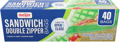 Meijer Sandwich Bags