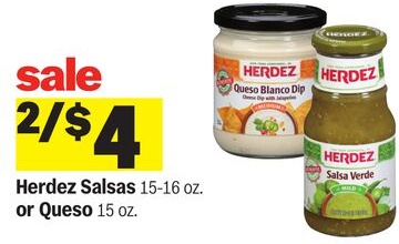 Herdez Salsas 15-16 oz. or Queso 15 oz.