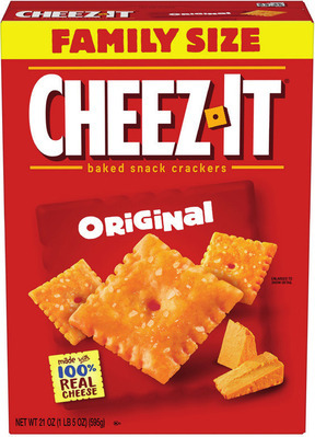 Cheez-It, Town House or Club Family Size Crackers 12-21 oz. or Toasteds Crackers Party Pack 12 oz.