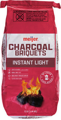 Meijer Original 16 lbs. or Instant Light Charcoal Briquets 12 lbs.