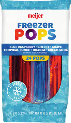 Meijer Freezer Pops