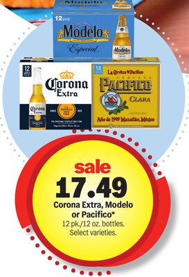 Corona Extra, Modelo or Pacifico*