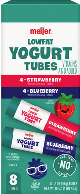 Meijer Yogurt Tubes