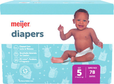 Meijer Super Boxed Diapers*
