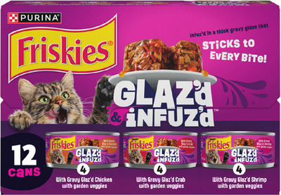 Friskies Fully Load'd and Glaz'd and Infuz'd Wet Cat Food Variety Pack