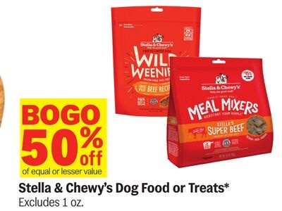 Stella & Chewy's Dog Food or Treats*