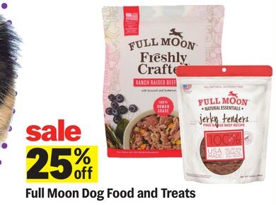Full Moon Dog Food and Treats