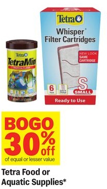 Tetra Food or Aquatic Supplies*