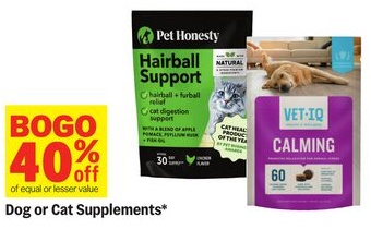 Dog or Cat Supplements*