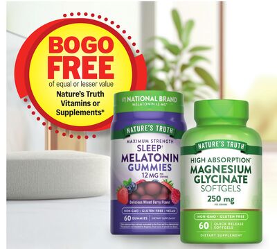 Nature's Truth Vitamins or Supplements*