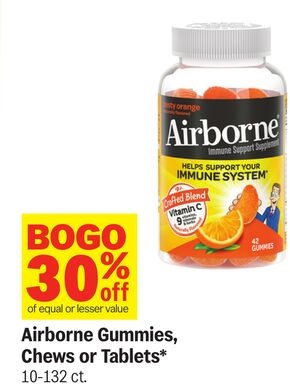 Airborne Gummies, Chews or Tablets