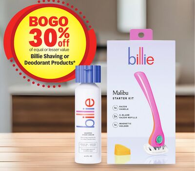 Billie Shaving or Deodorant Products*