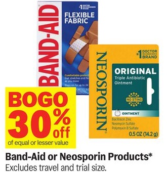 Band-Aid or Neosporin Products*