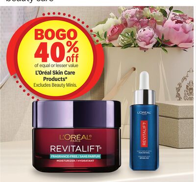 L'Oréal Skin Care Products*